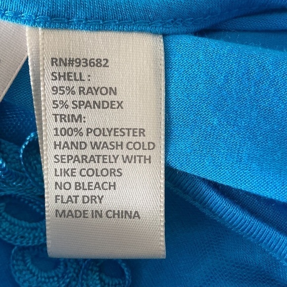 Forgotten Grace small tank top blue NWOT - Picture 7 of 9